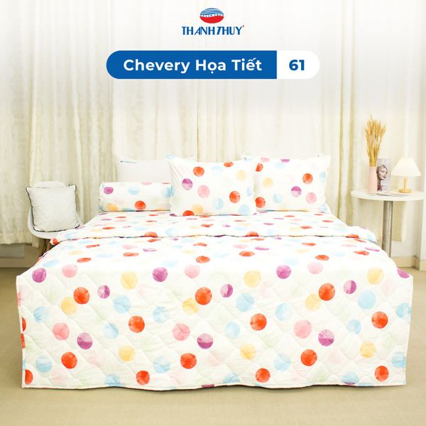  Bộ Ga Bọc Microfiber Chevery Họa Tiết 61 