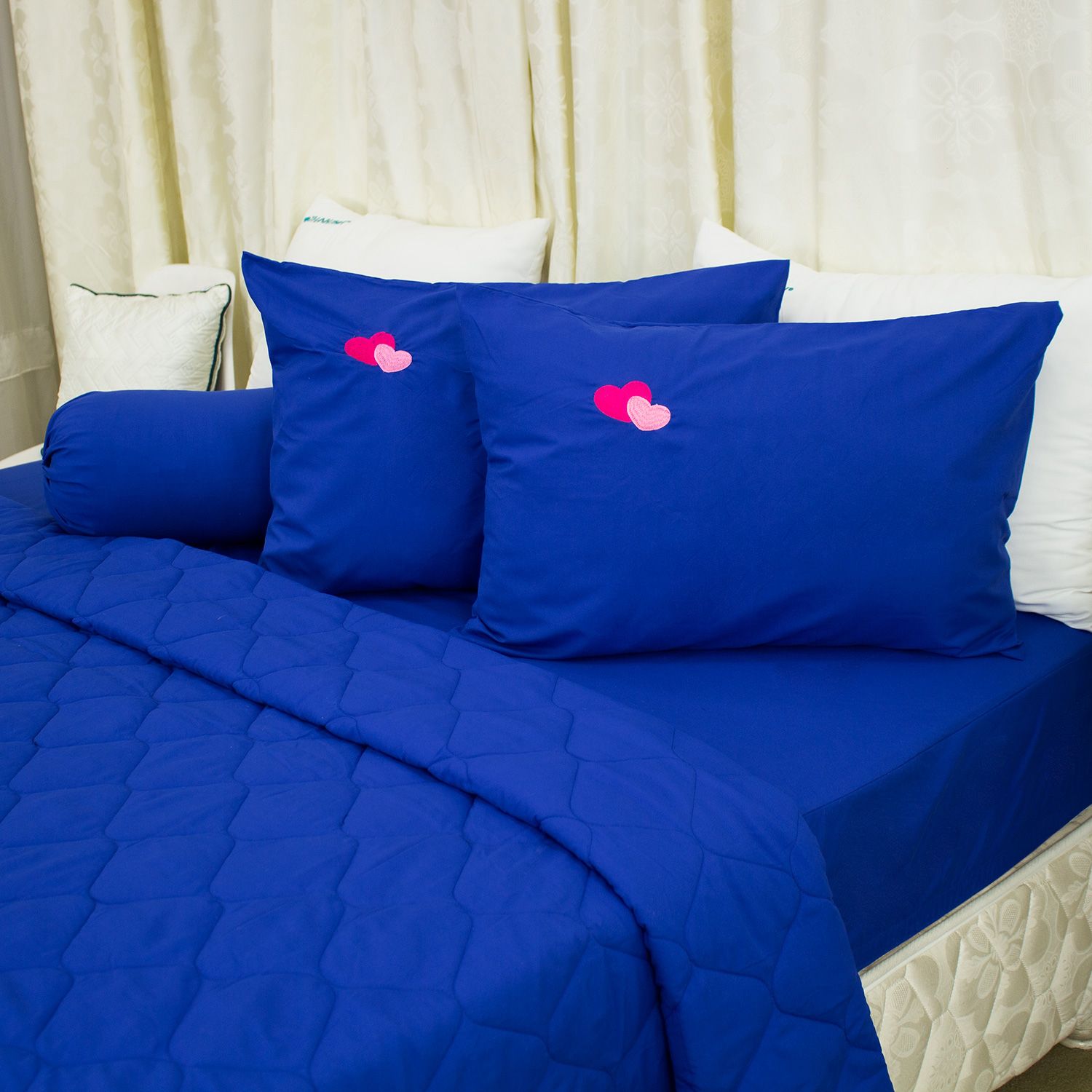  Bộ Ga Bọc Microfiber Chevery Màu Bích (NS) 