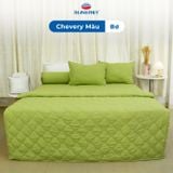  Bộ Ga Bọc Microfiber Chevery Màu Bơ (8) 