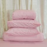  Bộ Ga Bọc Microfiber Chevery Màu Hồng Đào (67) 