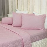  Bộ Ga Bọc Microfiber Chevery Màu Hồng Đào (67) 