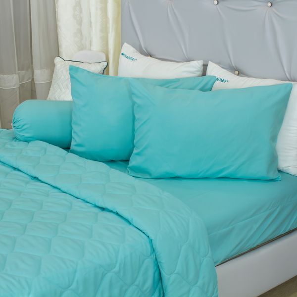  Bộ Ga Bọc Microfiber Chevery Màu Lý (NS) 