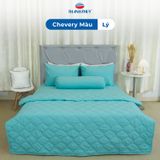  Bộ Ga Bọc Microfiber Chevery Màu Lý (NS) 
