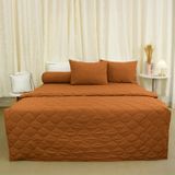  Bộ Ga Bọc Microfiber Chevery Màu Nâu (NS) 