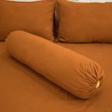  Bộ Ga Bọc Microfiber Chevery Màu Nâu (NS) 