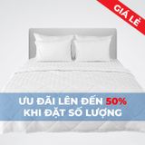  Comple Bọc Trắng Sọc Khách Sạn- CÓ MỀN (ƯU ĐÃI LÊN ĐẾN 50% KHI ĐẶT HÀNG SỐ LƯỢNG) 