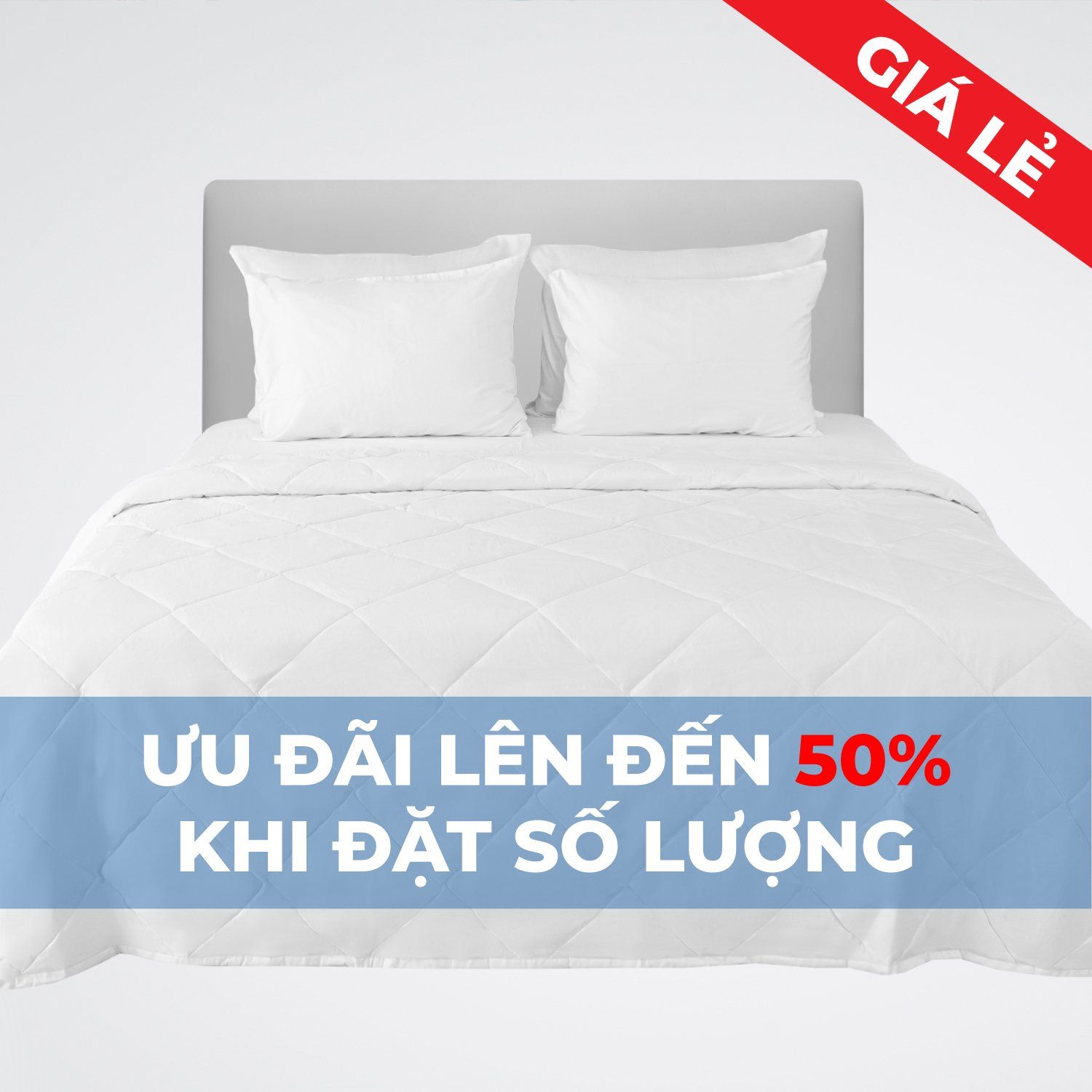  Comple Bọc Trắng Trơn Khách Sạn - Có Mền (ƯU ĐÃI LÊN ĐẾN 50% KHI ĐẶT HÀNG SỐ LƯỢNG) 