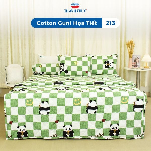  Bộ Ga Bọc Cotton Guni Họa Tiết 213 