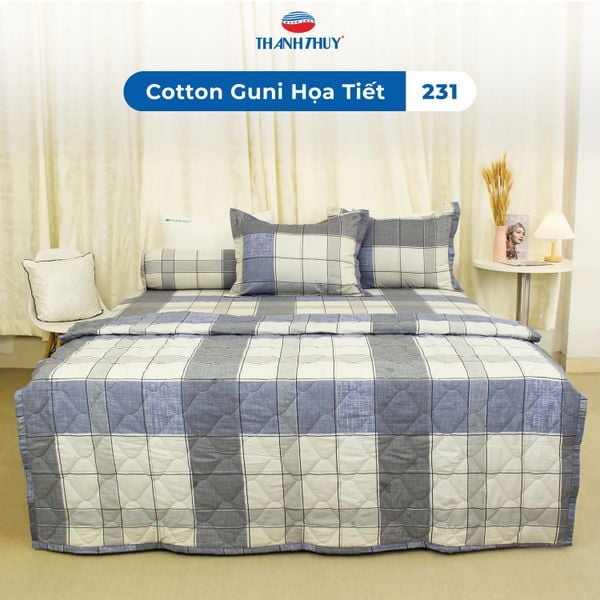  Bộ Ga Bọc Cotton Guni Họa Tiết 231 