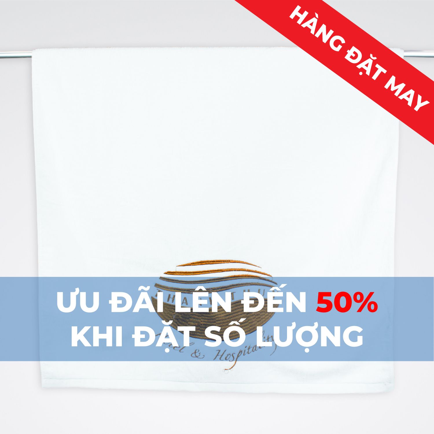  Khăn Tắm Khách Sạn Loại B (ƯU ĐÃI LÊN ĐẾN 50% KHI ĐẶT HÀNG SỐ LƯỢNG) 