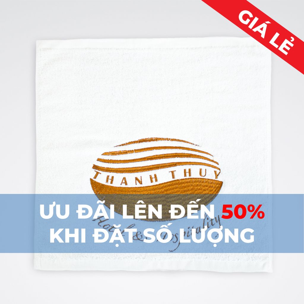  Khăn Tay Khách Sạn Loại A (ƯU ĐÃI LÊN ĐẾN 50% KHI ĐẶT HÀNG SỐ LƯỢNG) 