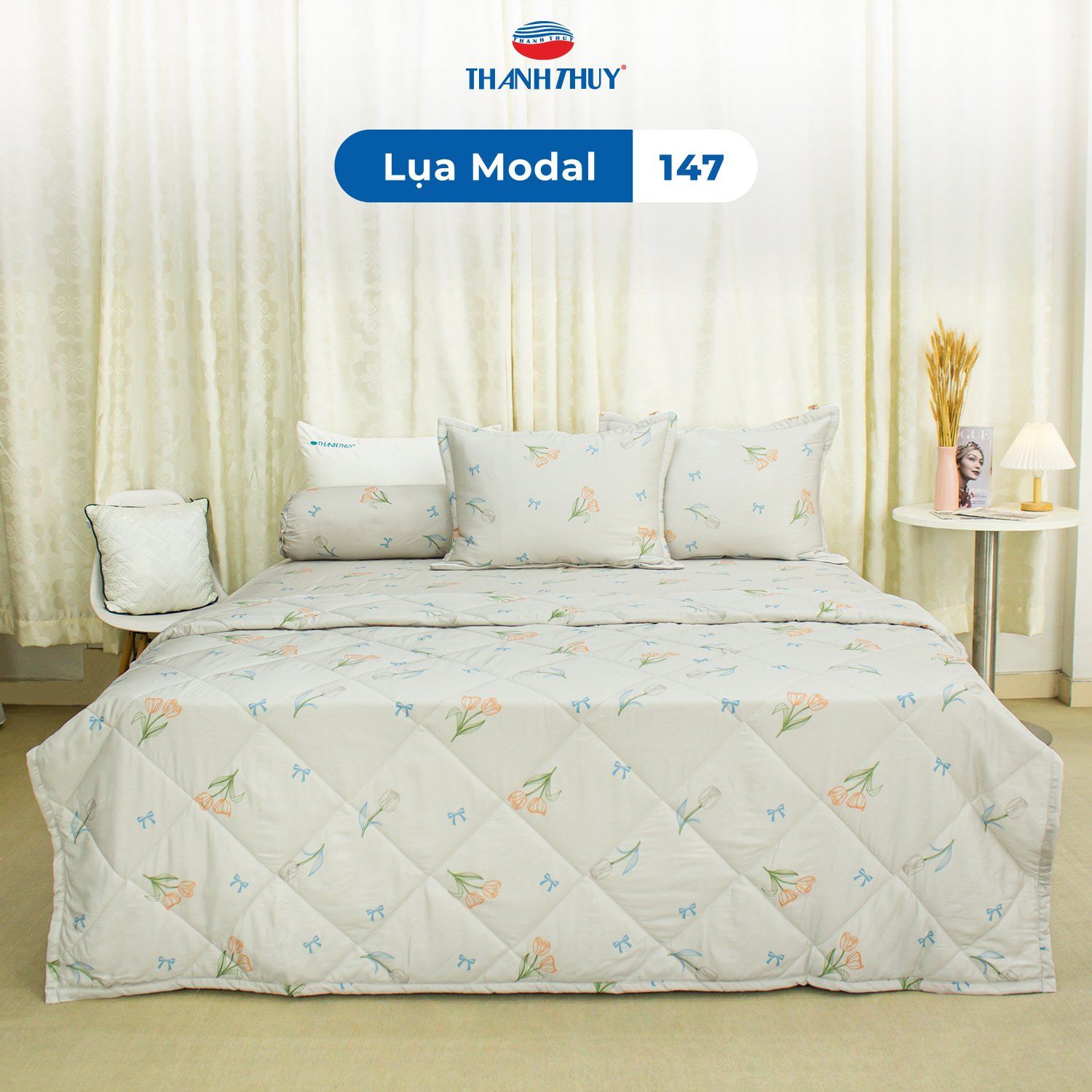  Bộ Ga Bọc Lụa Modal 147 