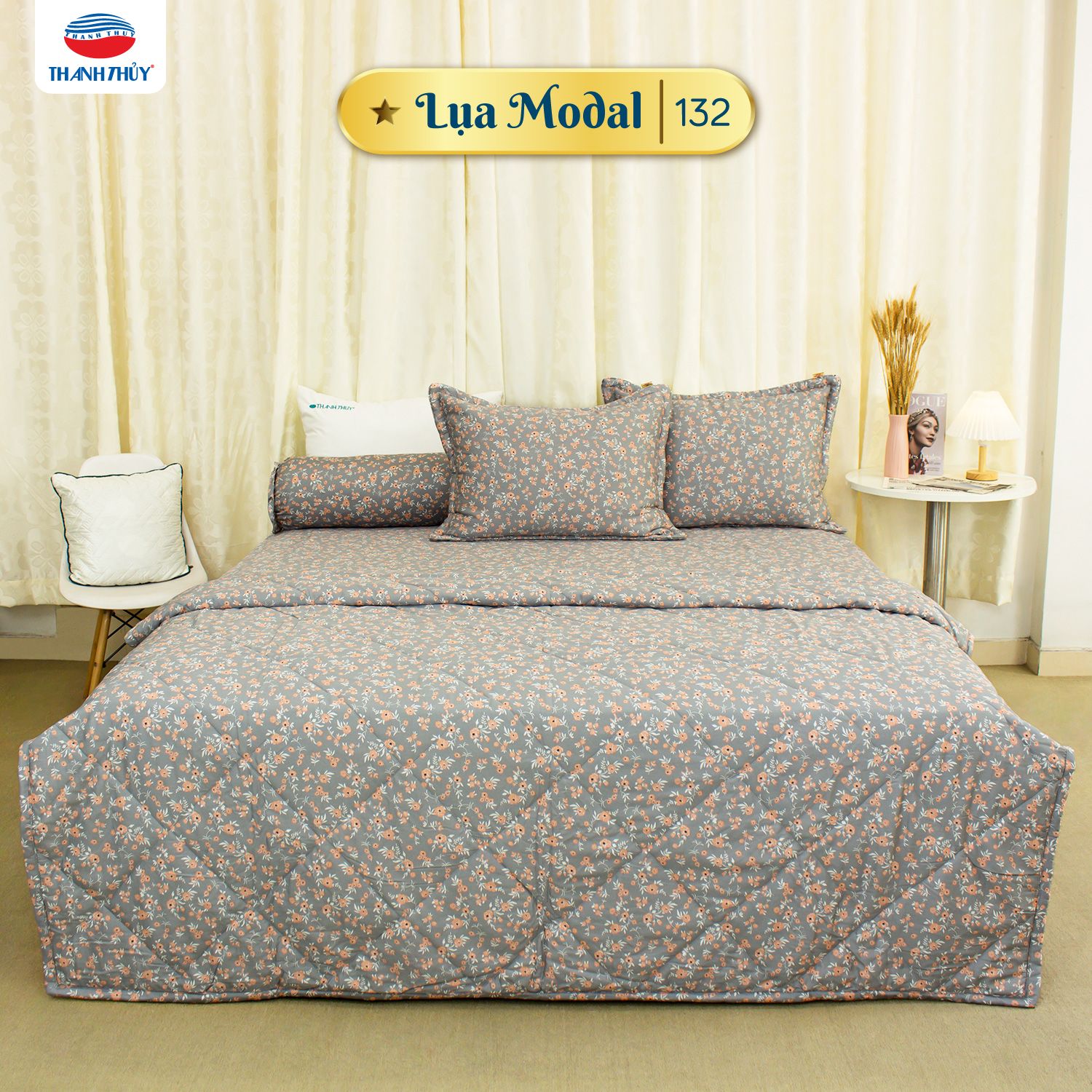  Bộ Ga Bọc Lụa Modal 132 