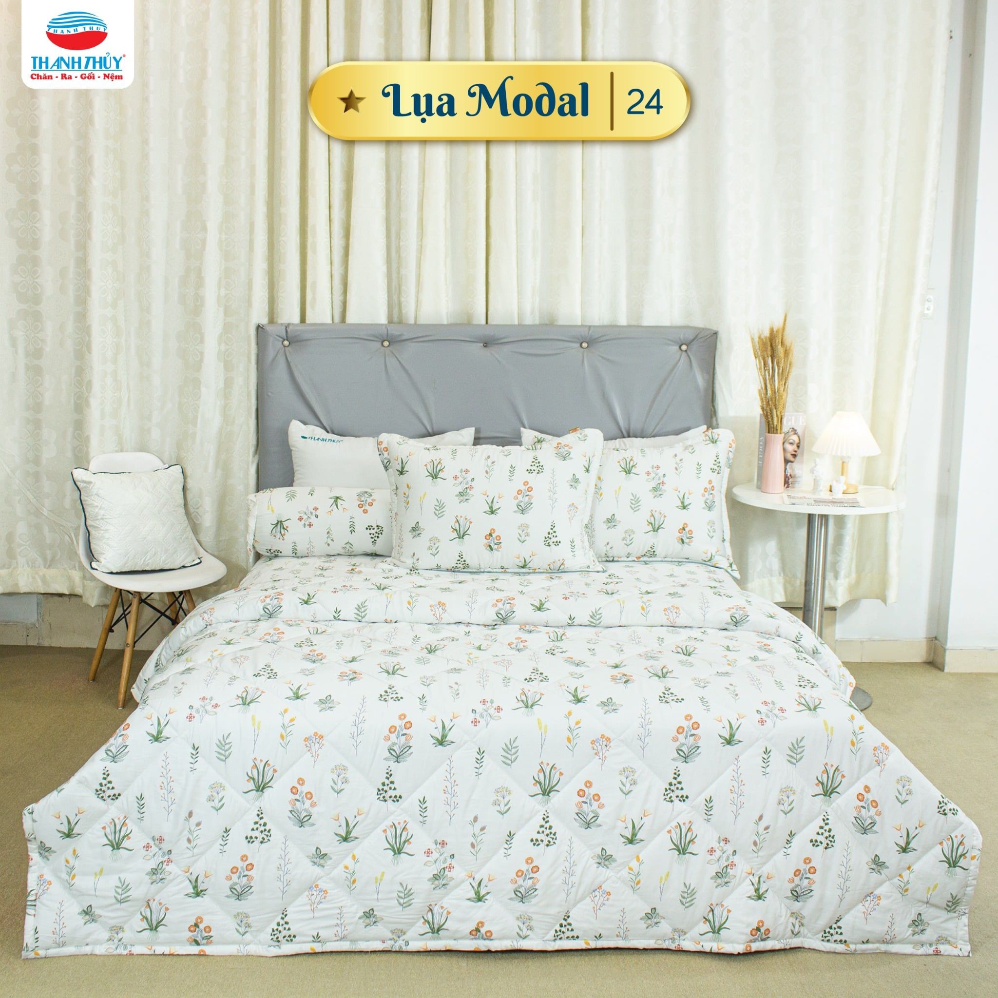  Bộ Ga Bọc Lụa Modal 24 