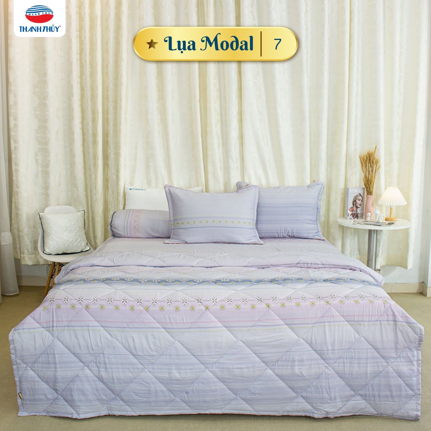  Bộ Ga Bọc Lụa Modal 7 