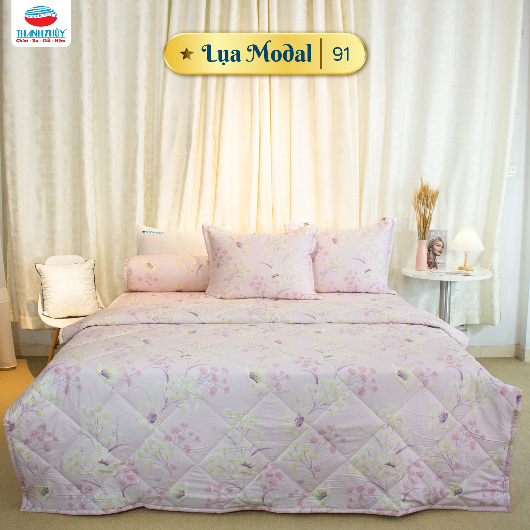  Bộ Ga Bọc Lụa Modal 91 