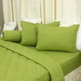  Bộ Ga Bọc Microfiber Chevery Màu Bơ (8) 