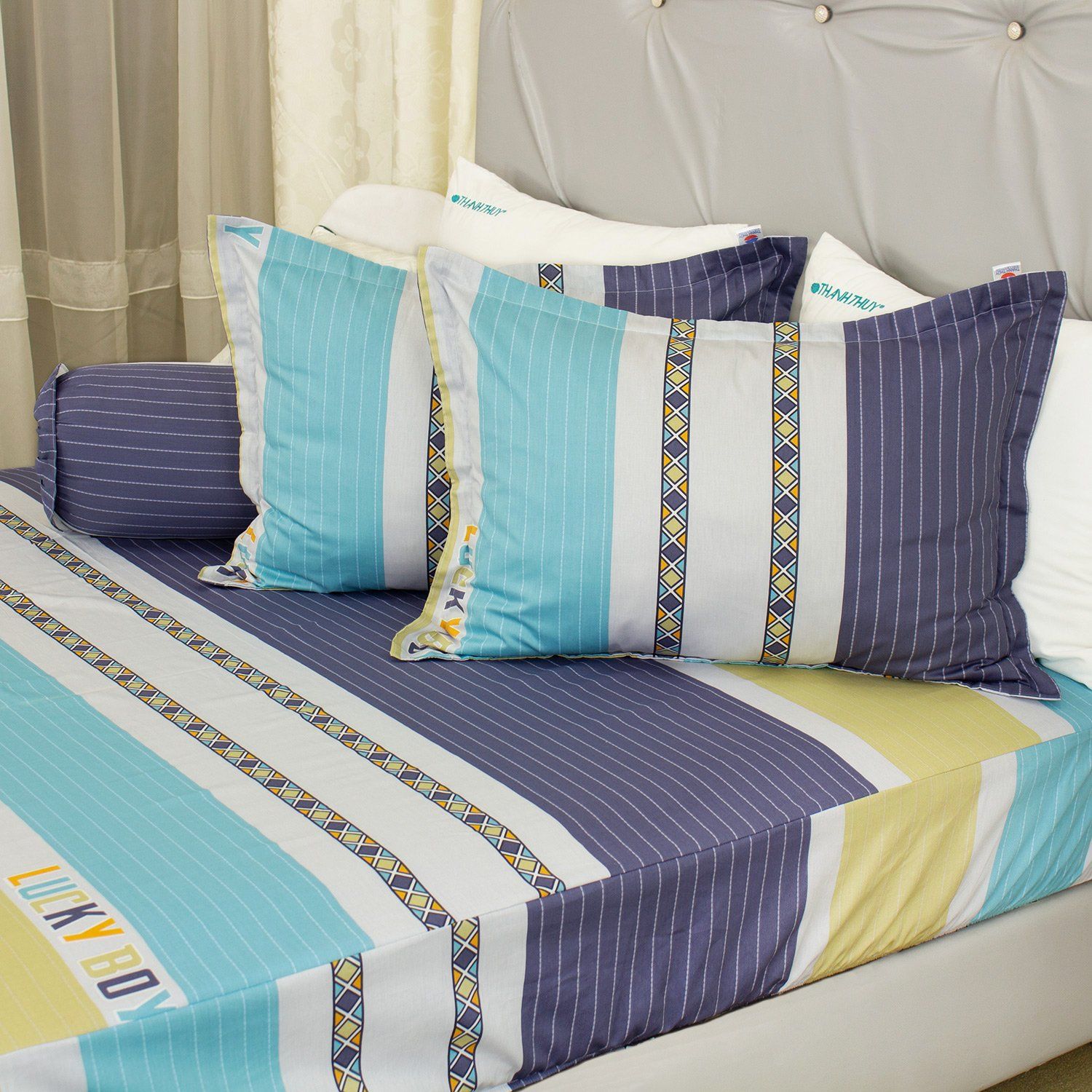  Bộ Ga Bọc Cotton Guni Họa Tiết 64 