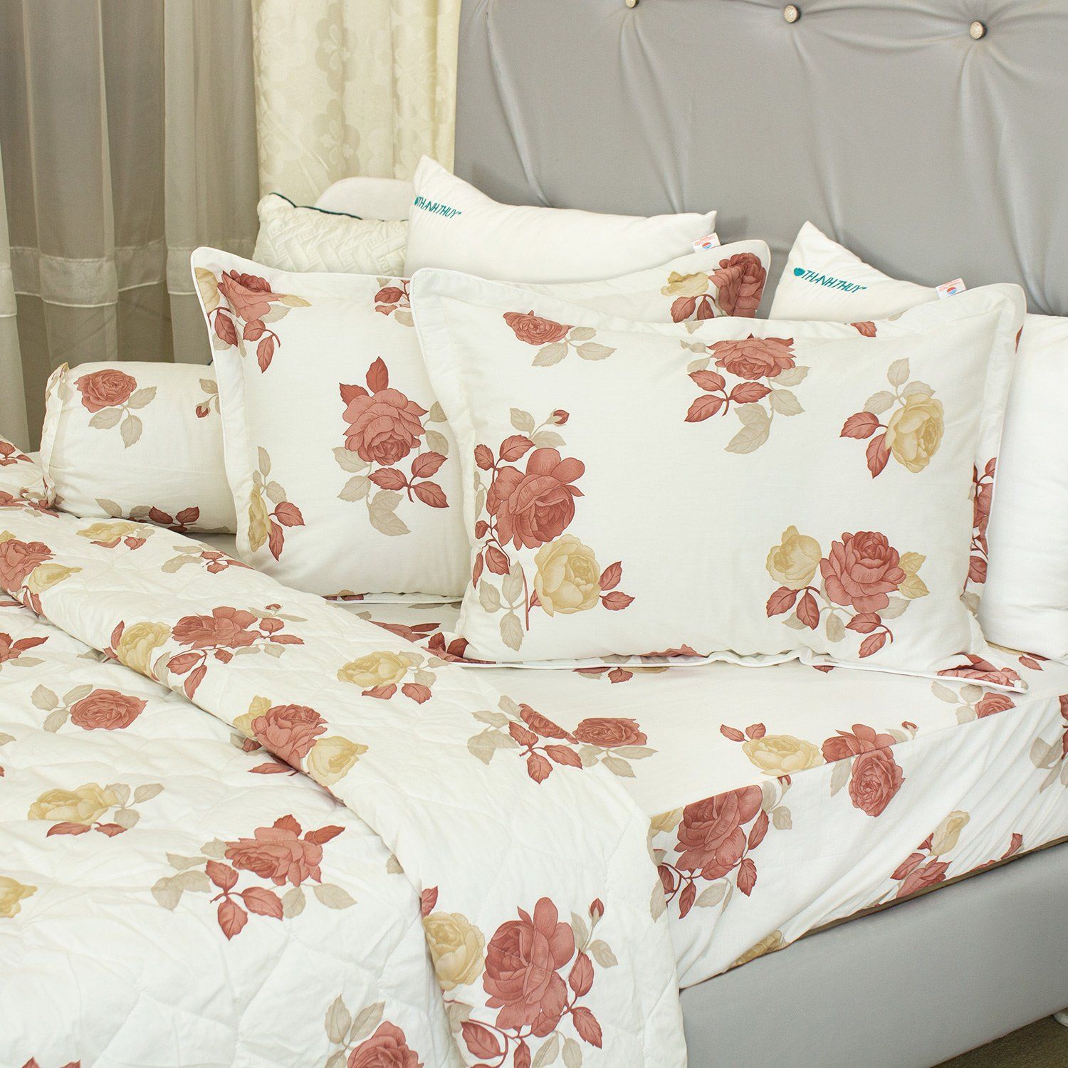  Bộ Ga Bọc Cotton Satin Deluxe 16 