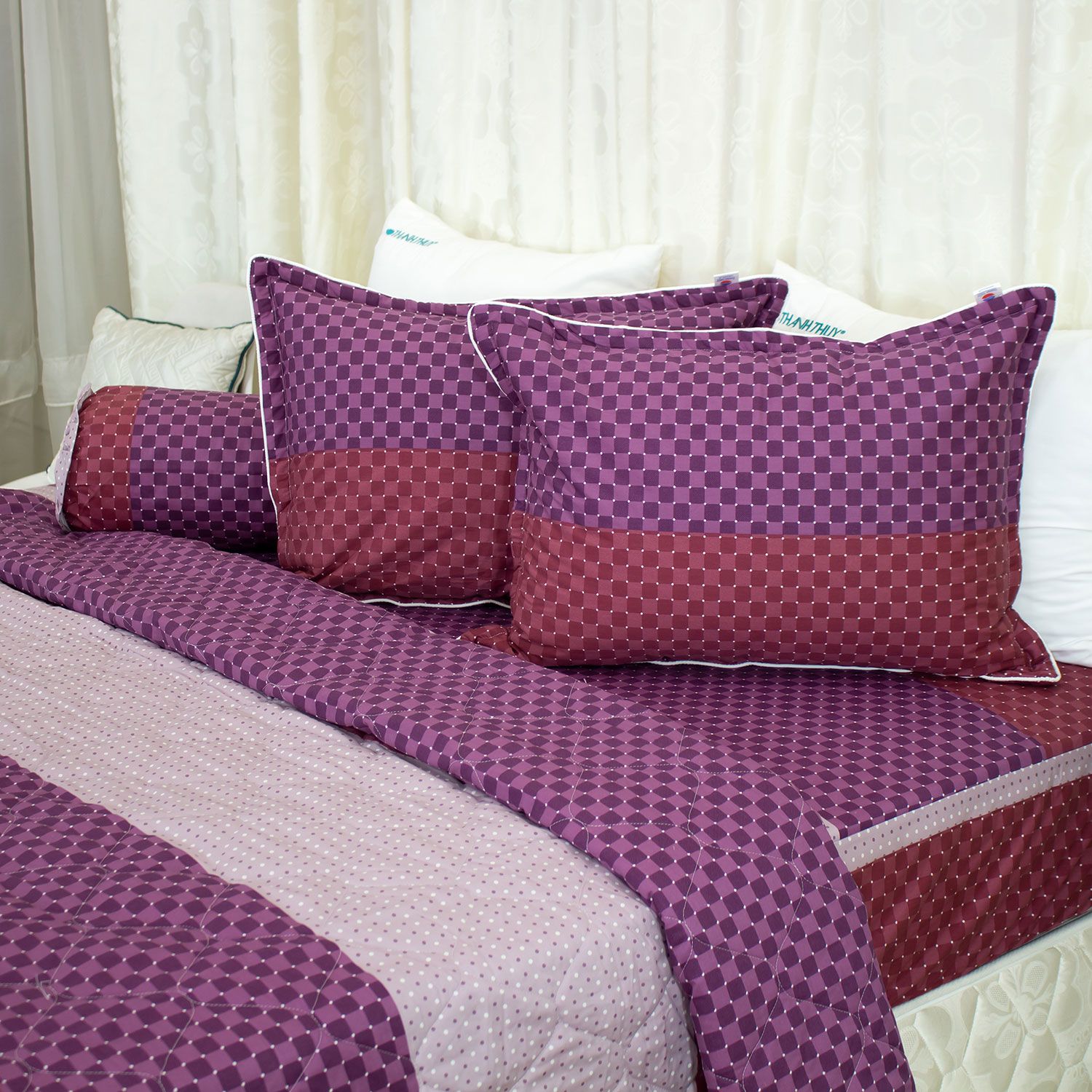  Bộ Ga Bọc Cotton Vanila (Vỏ Gối Lót Gòn) 433 