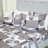  Bộ Ga Bọc Cotton Vanila (Vỏ Gối Lót Gòn) 437 
