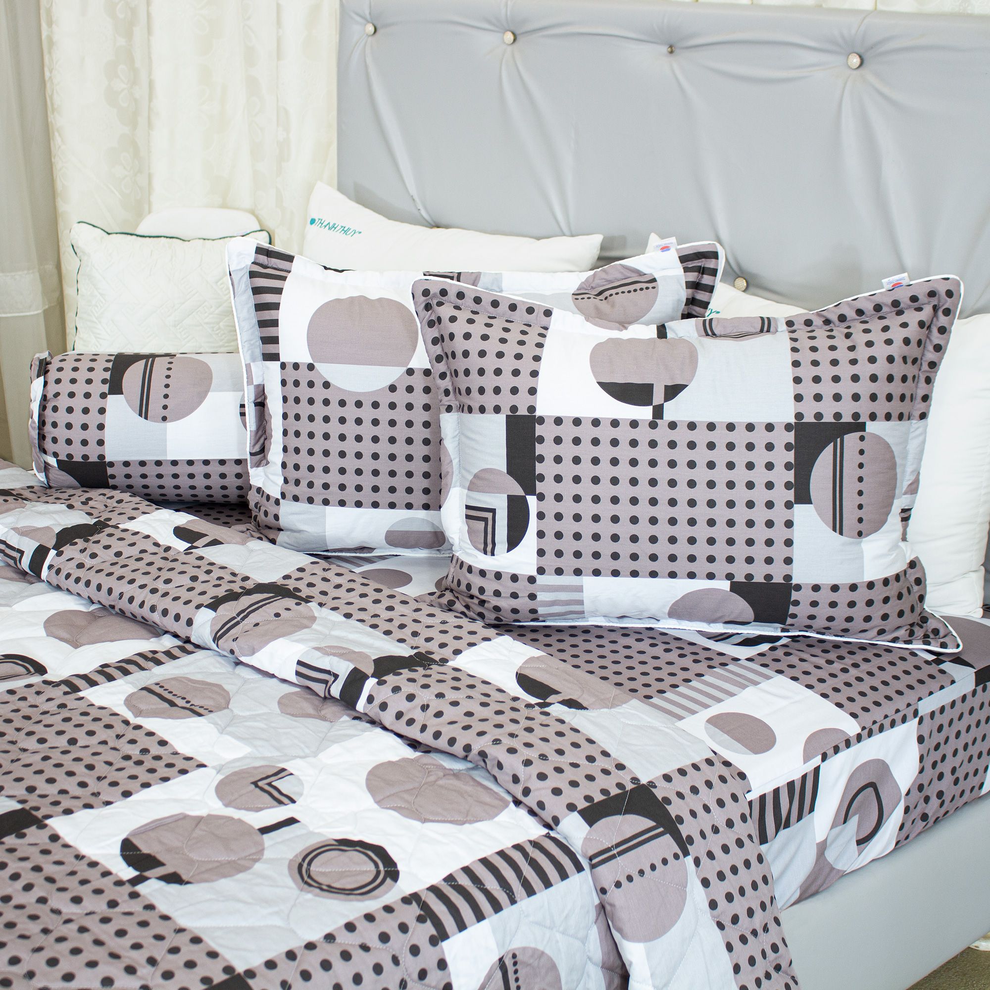  Bộ Ga Bọc Cotton Vanila (Vỏ Gối Lót Gòn) 437 