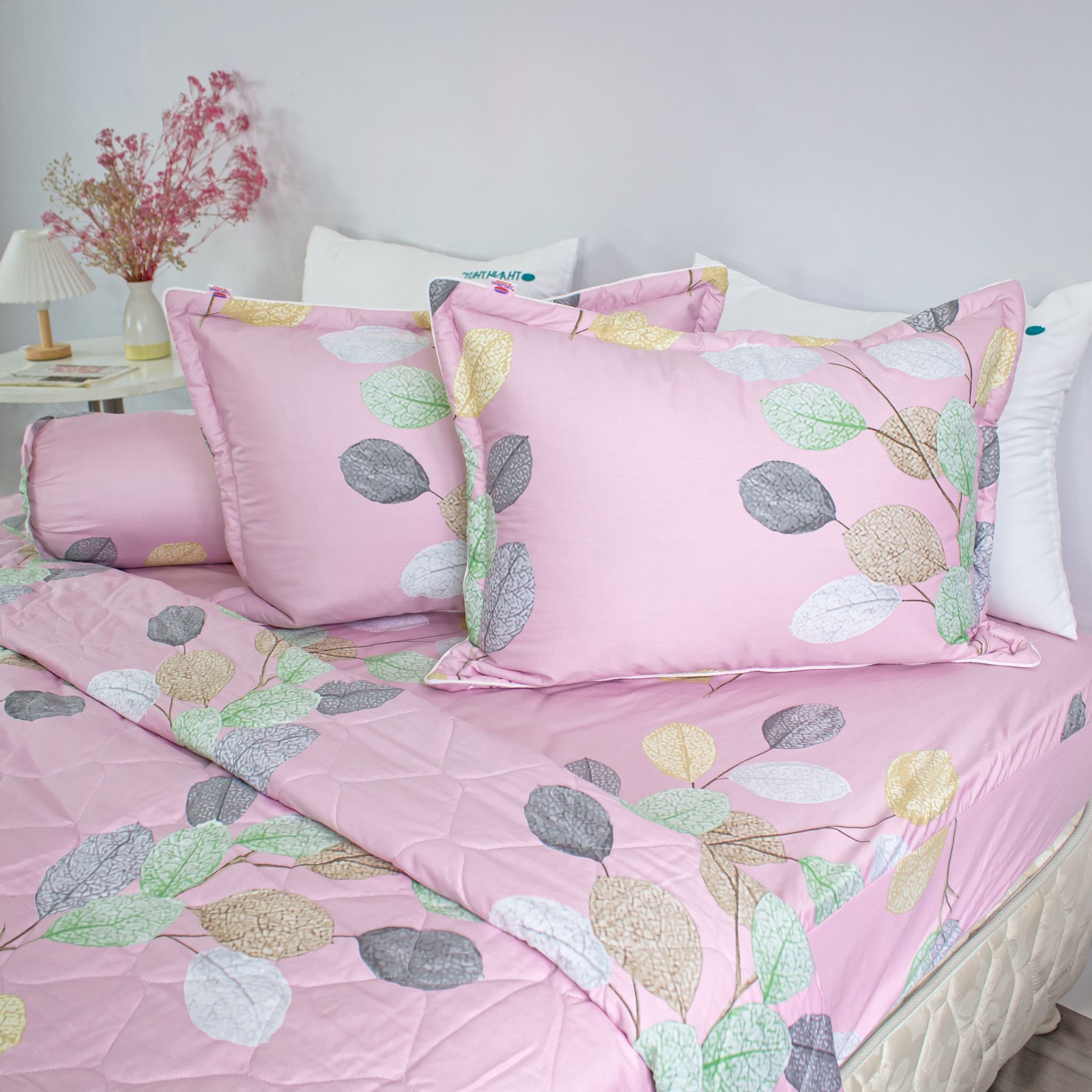  Bộ Ga Bọc Cotton Vanila (Vỏ Gối Không Lót Gòn) 263 