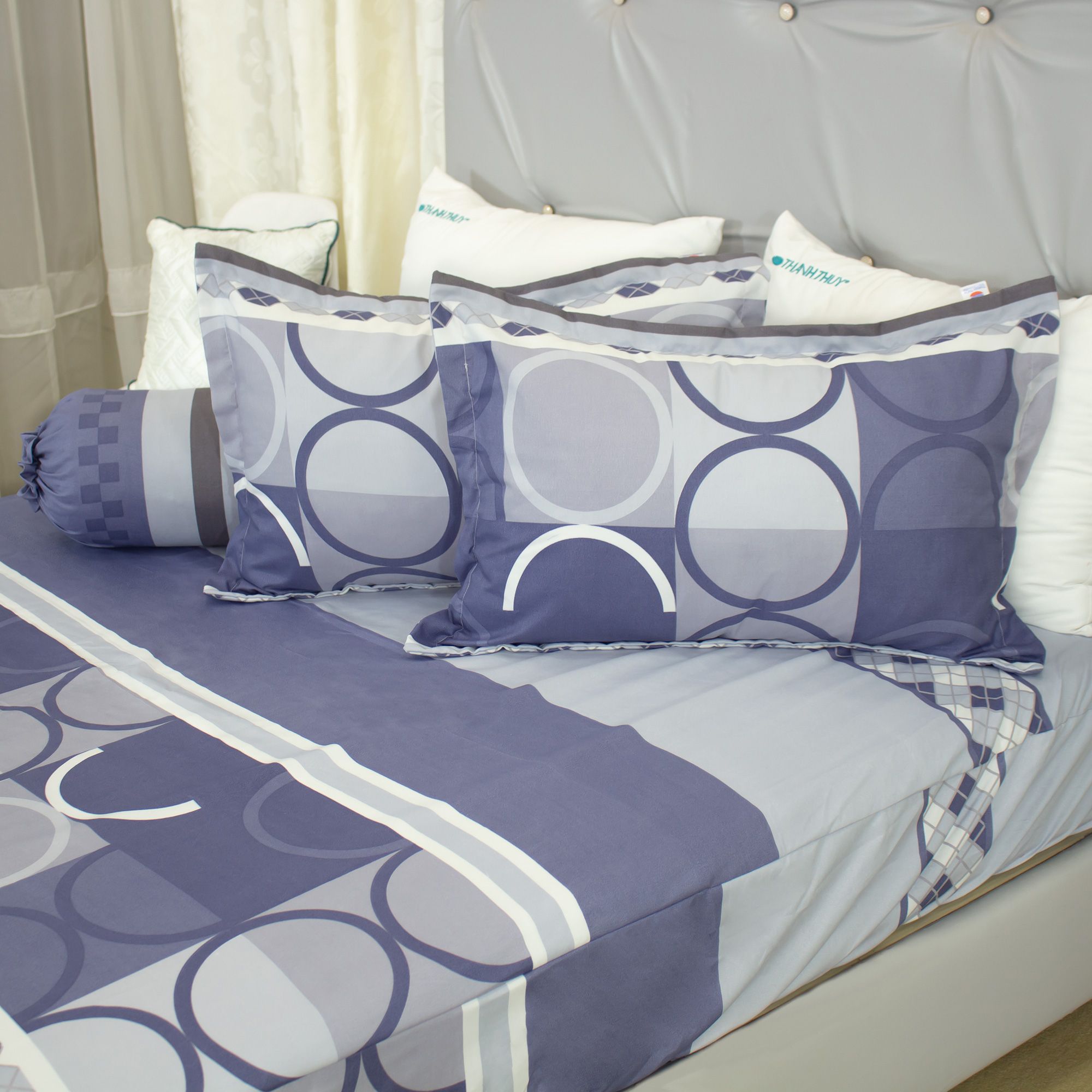  Bộ Ga Bọc Microfiber Chevery Họa Tiết 34 