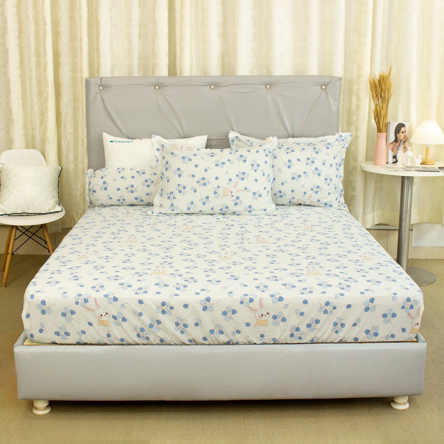  Bộ Ga Bọc Cotton Guni Họa Tiết 98 