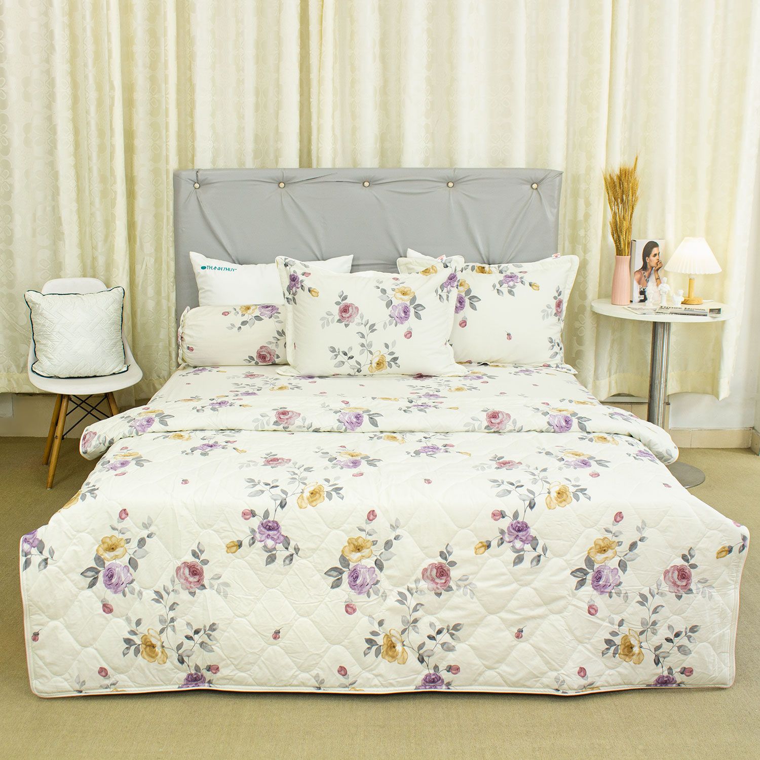  Bộ Ga Bọc Cotton Satin Deluxe 11 