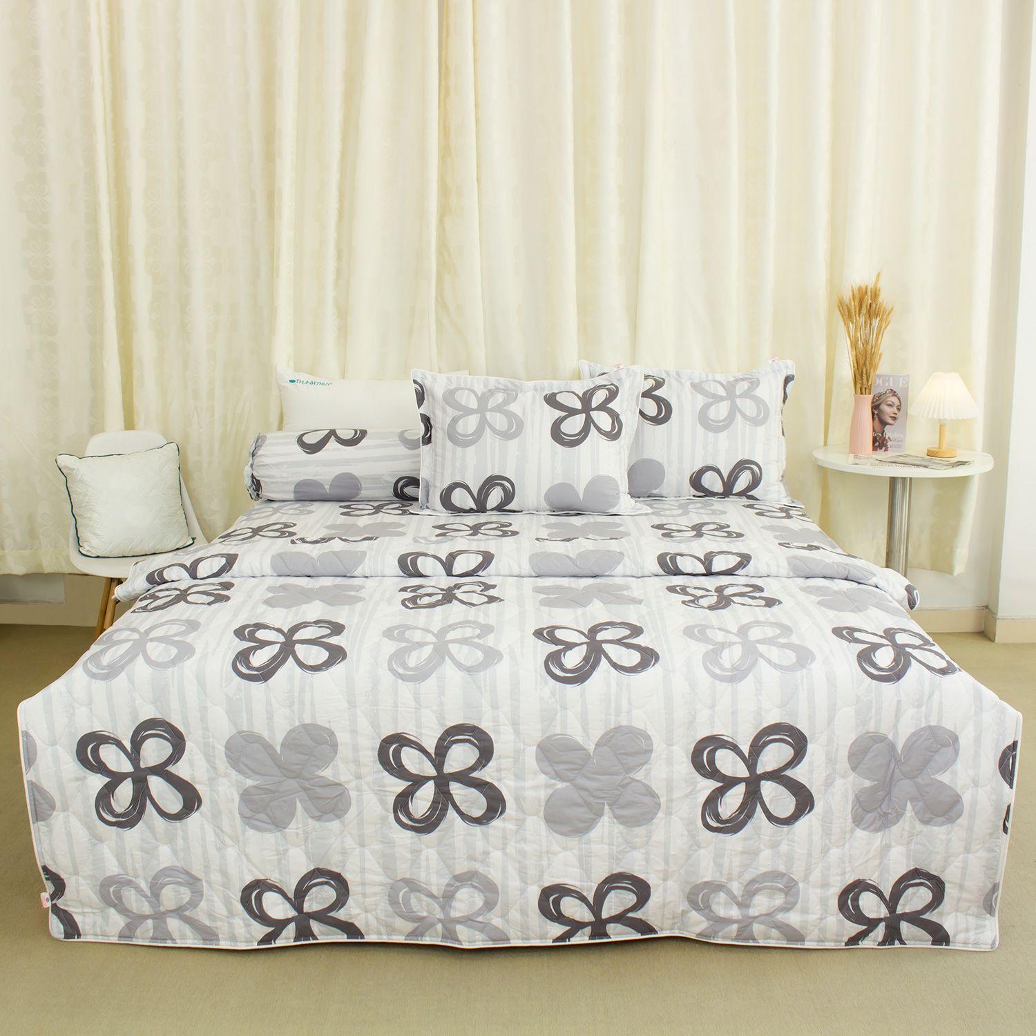  Bộ Ga Bọc Cotton Satin Deluxe 34 