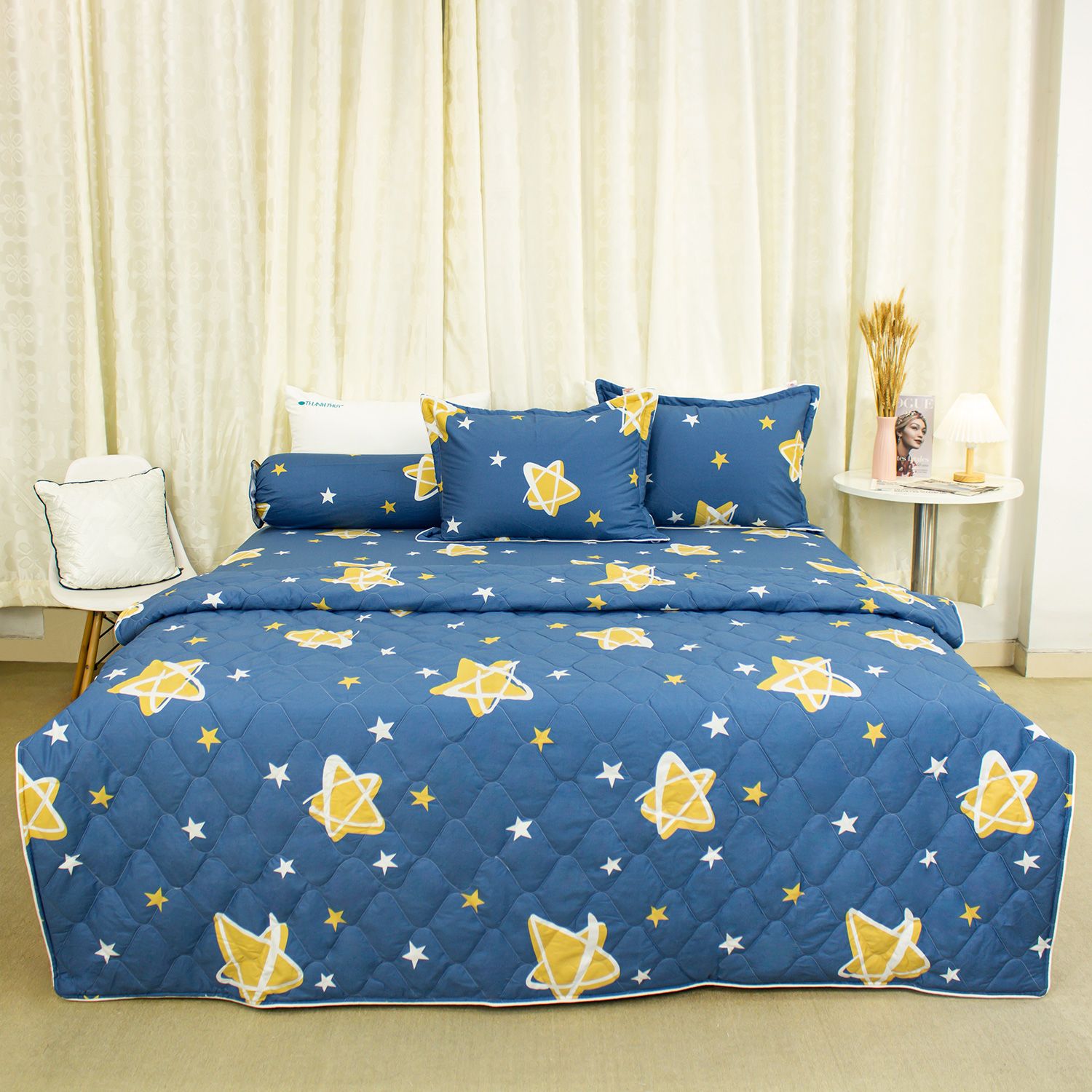  Bộ Ga Bọc Cotton Satin Deluxe 36 