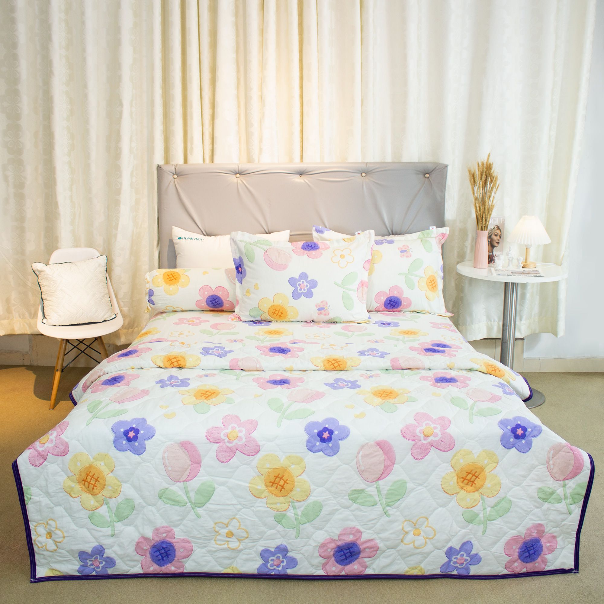  Bộ Ga Bọc Cotton Guni Họa Tiết 205 