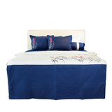  Bộ Ga Bọc Cotton Thêu Flower Màu Bích (16) 