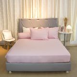  Bộ Ga Bọc Cotton Guni Màu Hồng (20) 