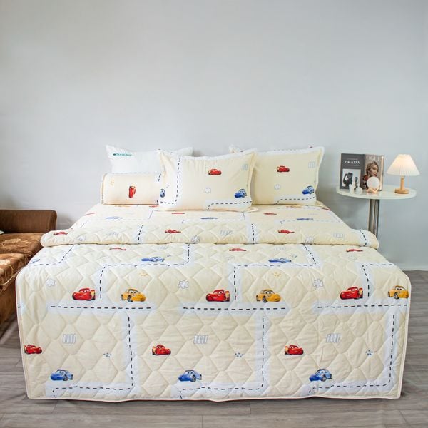  Bộ Ga Bọc Cotton Vanila (Vỏ Gối Lót Gòn) 254 