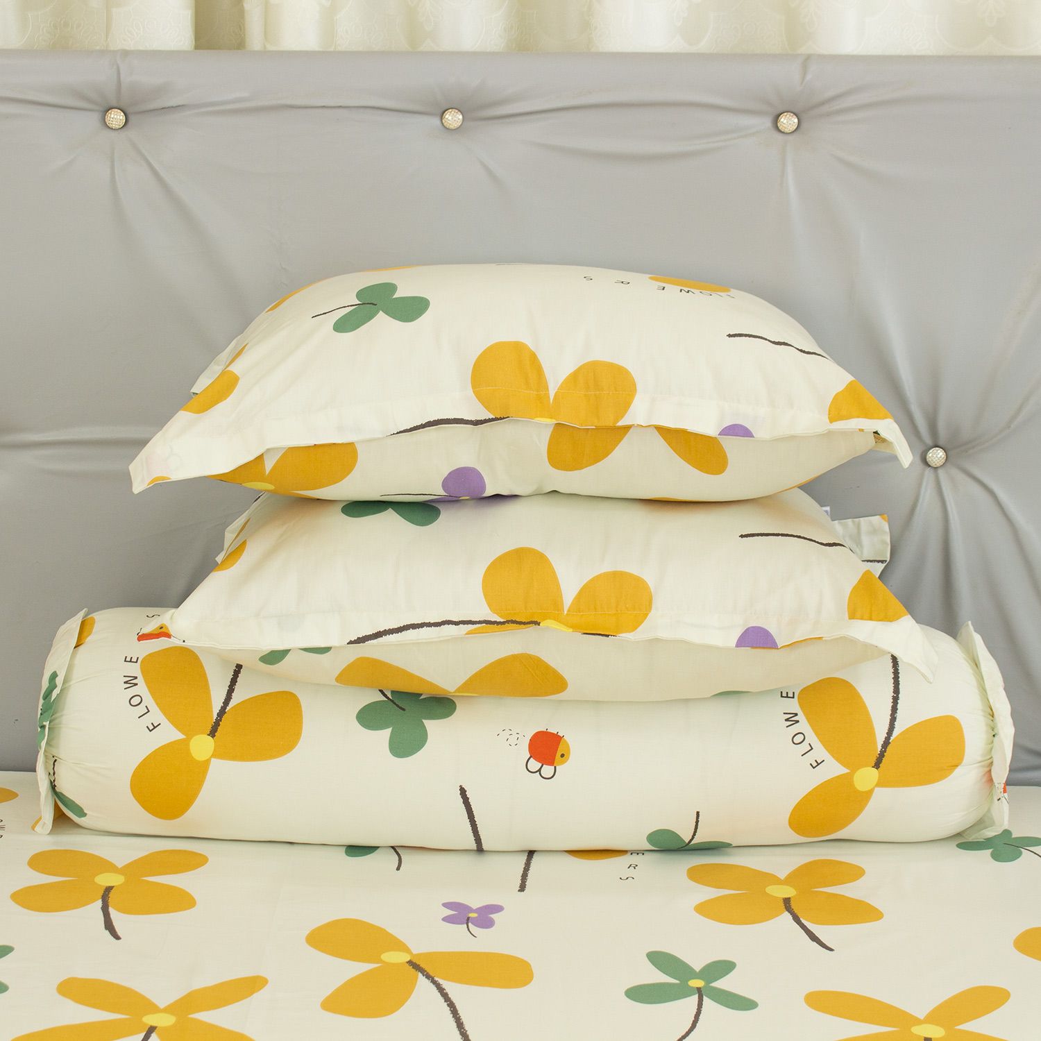  Bộ Ga Bọc Cotton Guni Họa Tiết 207 