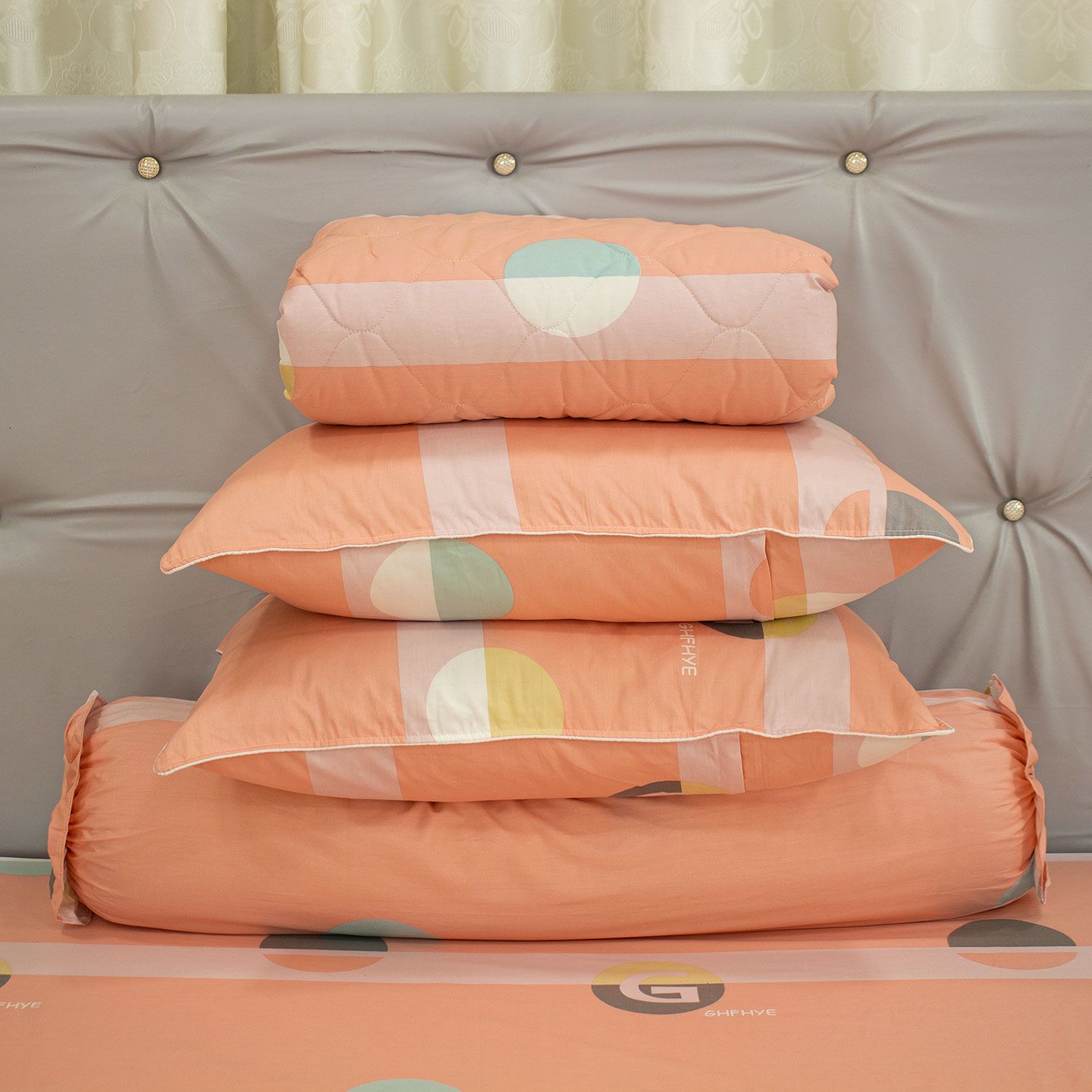  Bộ Ga Bọc Cotton Vanila (Vỏ Gối Không Lót Gòn) 467 