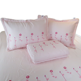  Bộ Ga Bọc Cotton Thêu Chân Màu Hồng (20) 