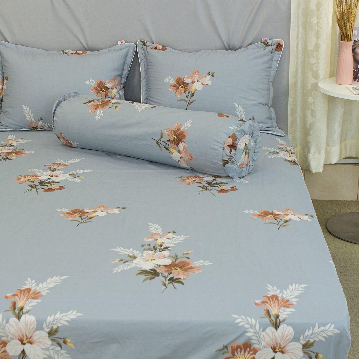  Bộ Ga Bọc Cotton Satin Deluxe 14 