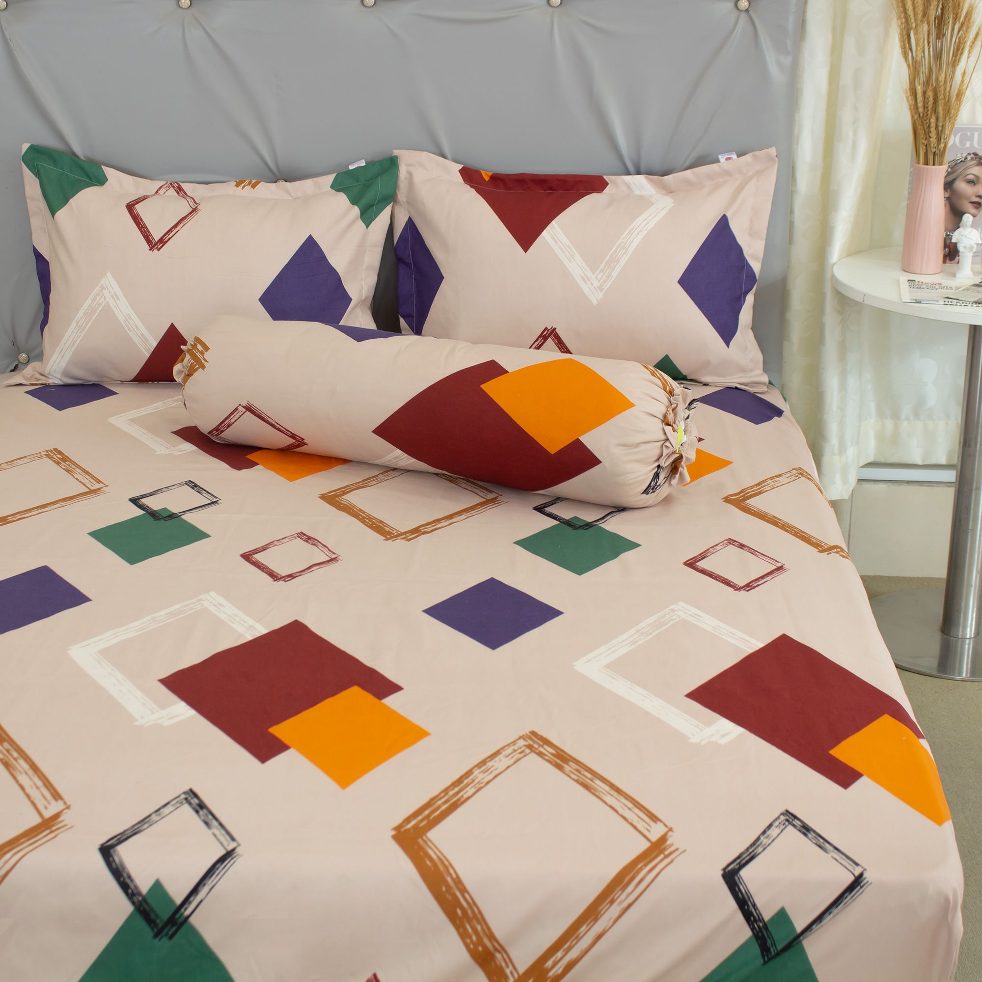  Bộ Ga Bọc Microfiber Chevery Họa Tiết 33 