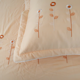  Vỏ Gối Cotton Thêu Chân Màu Kem Sữa (11) 