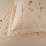  Bộ Ga Bọc Cotton Thêu Chân Màu Kem Sữa (11) 