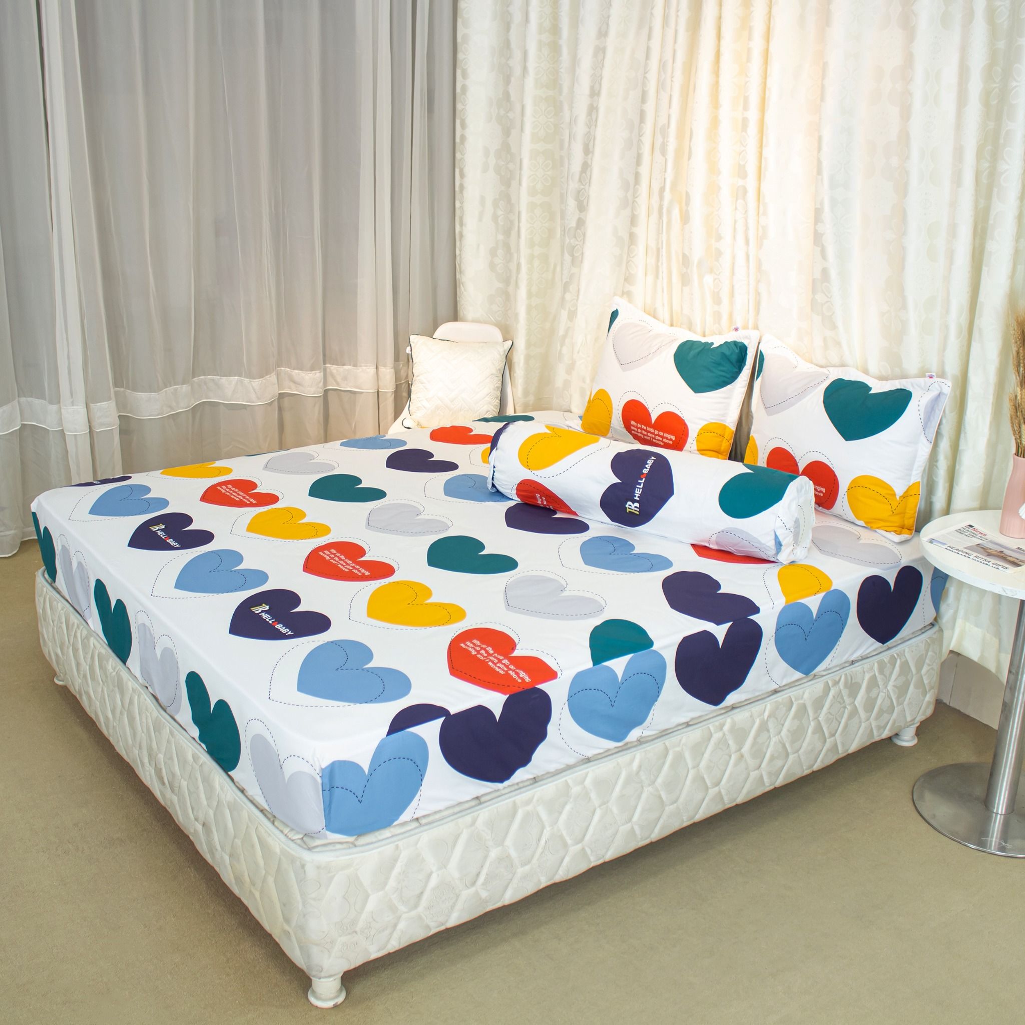  Bộ Ga Bọc Cotton Vanila (Vỏ Gối Lót Gòn) 268 