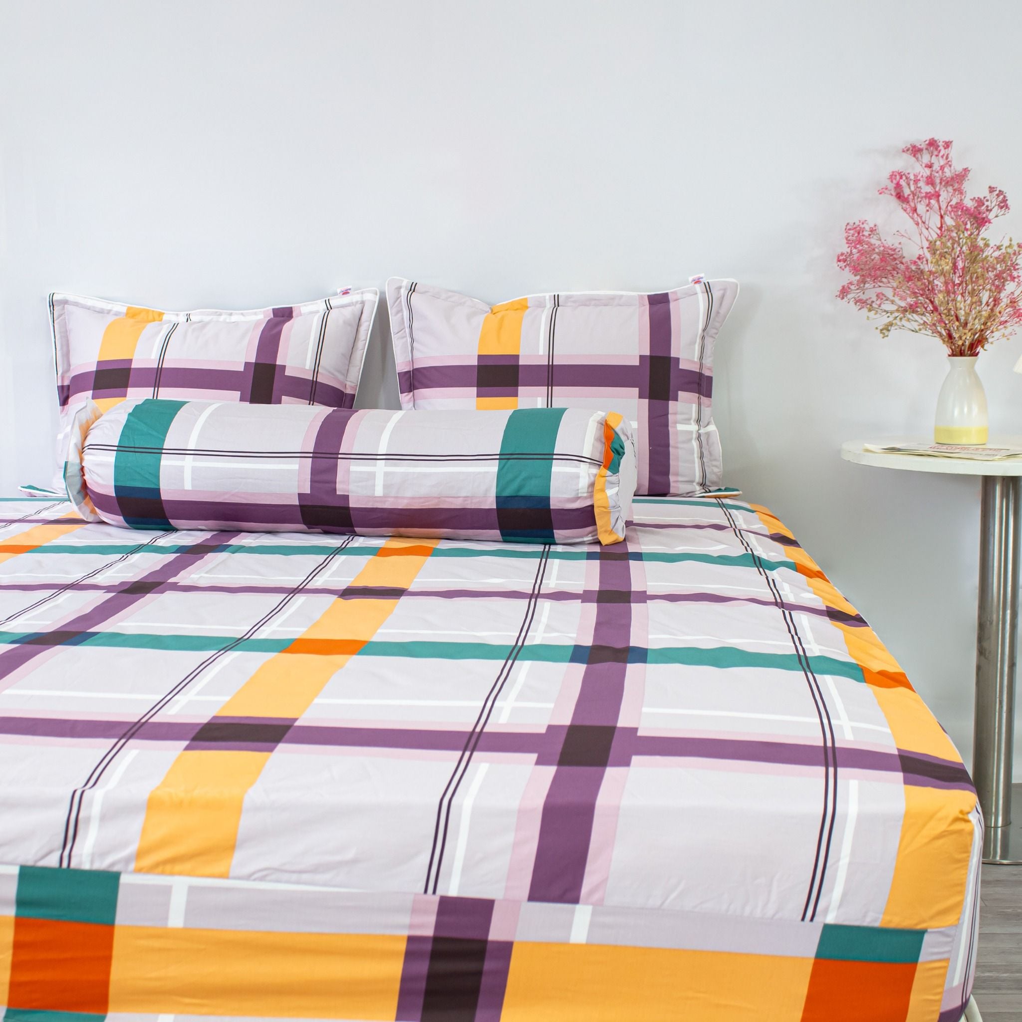  Bộ Ga Bọc Cotton Vanila (Vỏ Gối Lót Gòn) 258 