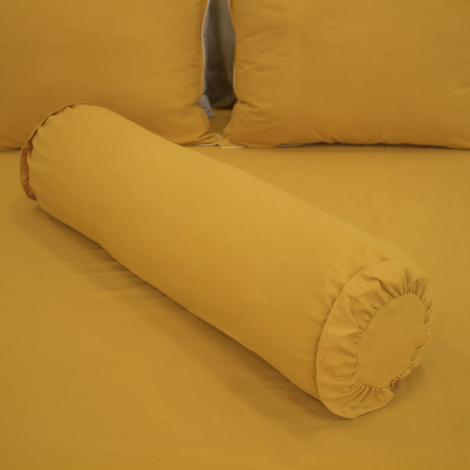  Bộ Ga Bọc Microfiber Chevery Màu Vàng Bò (3) 