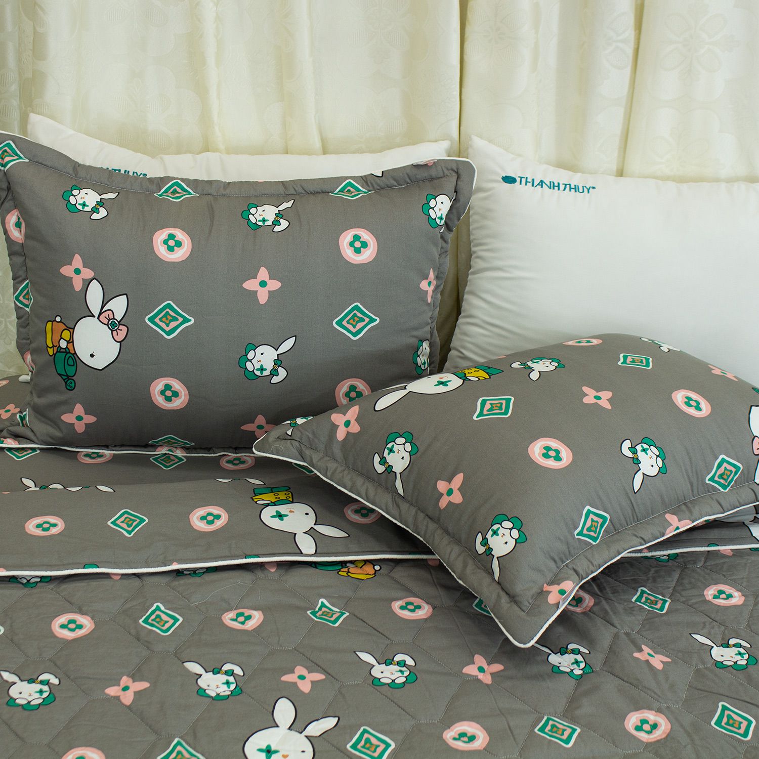  Bộ Ga Bọc Cotton Satin Deluxe 213 