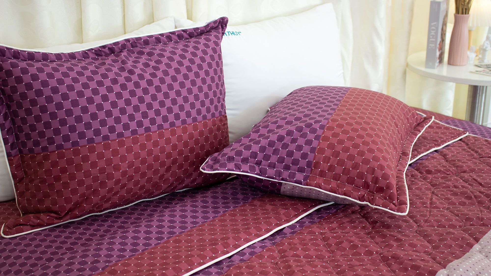  Bộ Ga Bọc Cotton Vanila (Vỏ Gối Lót Gòn) 433 