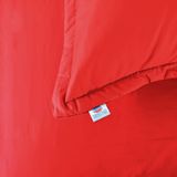  Bộ Ga Bọc Cotton Thêu Flower Màu Đỏ (NS) 