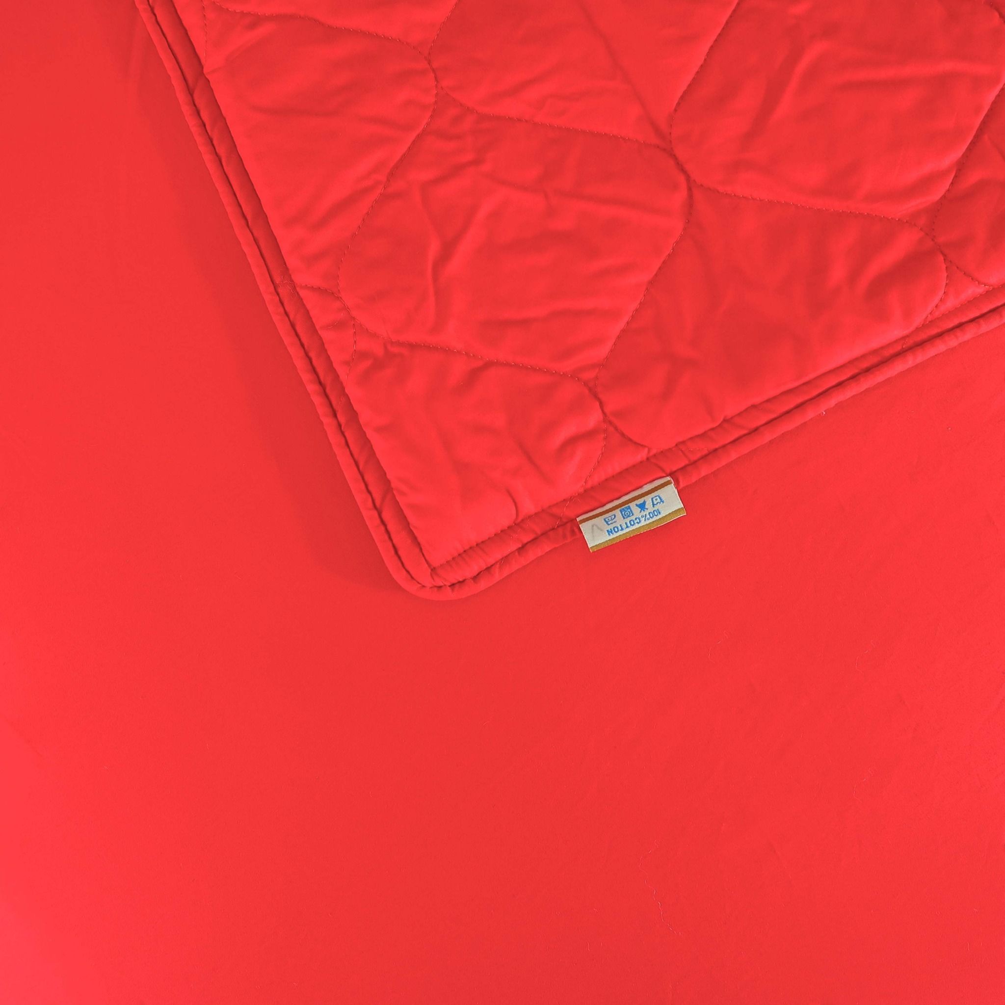  Bộ Ga Bọc Cotton Thêu Flower Màu Đỏ (NS) 